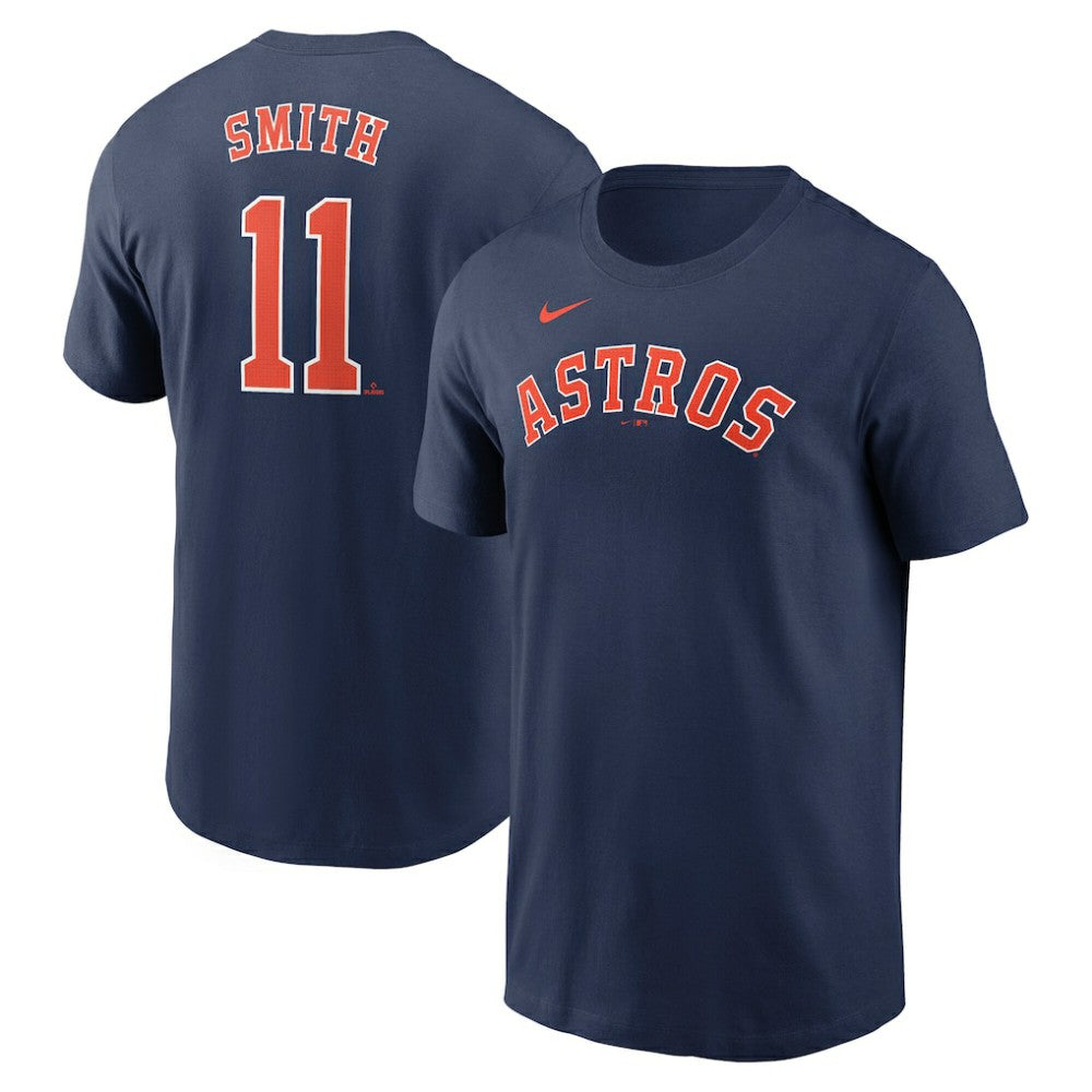 Cam Smith Houston Astros Nike Fuse Name & Number T-Shirt - Navy T-shirts