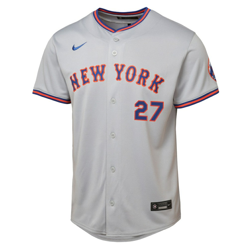 Mark Vientos New York Mets Nike Youth Road Limited Jersey - Gray Jerseys