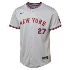 Mark Vientos New York Mets Nike Youth Road Limited Jersey - Gray Jerseys
