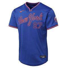 Mark Vientos New York Mets Nike Youth Alternate 2 Limited Jersey - Royal Jerseys