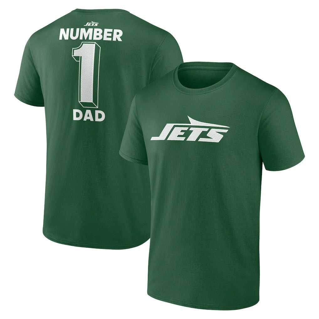 New York Jets #1 Dad Jersey T-Shirt - Green T-shirts