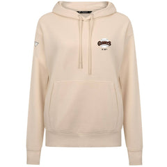San Francisco Giants Levelwear Women's Cooperstown Collection Adorn Core Logo Pullover Hoodie - Khaki Hoodies