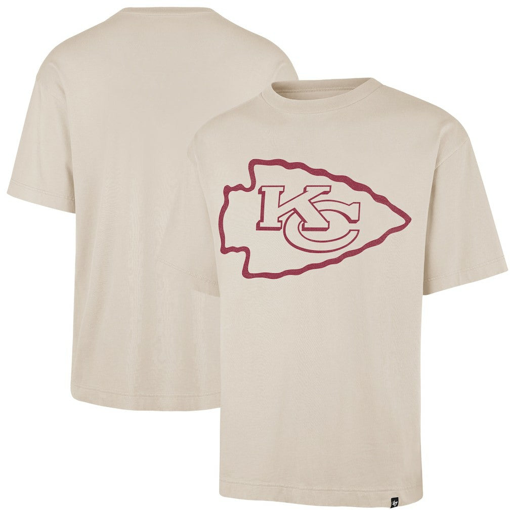 Kansas City Chiefs '47 Bouldering Imprint Ravine Foundation T-Shirt - Tan T-shirts