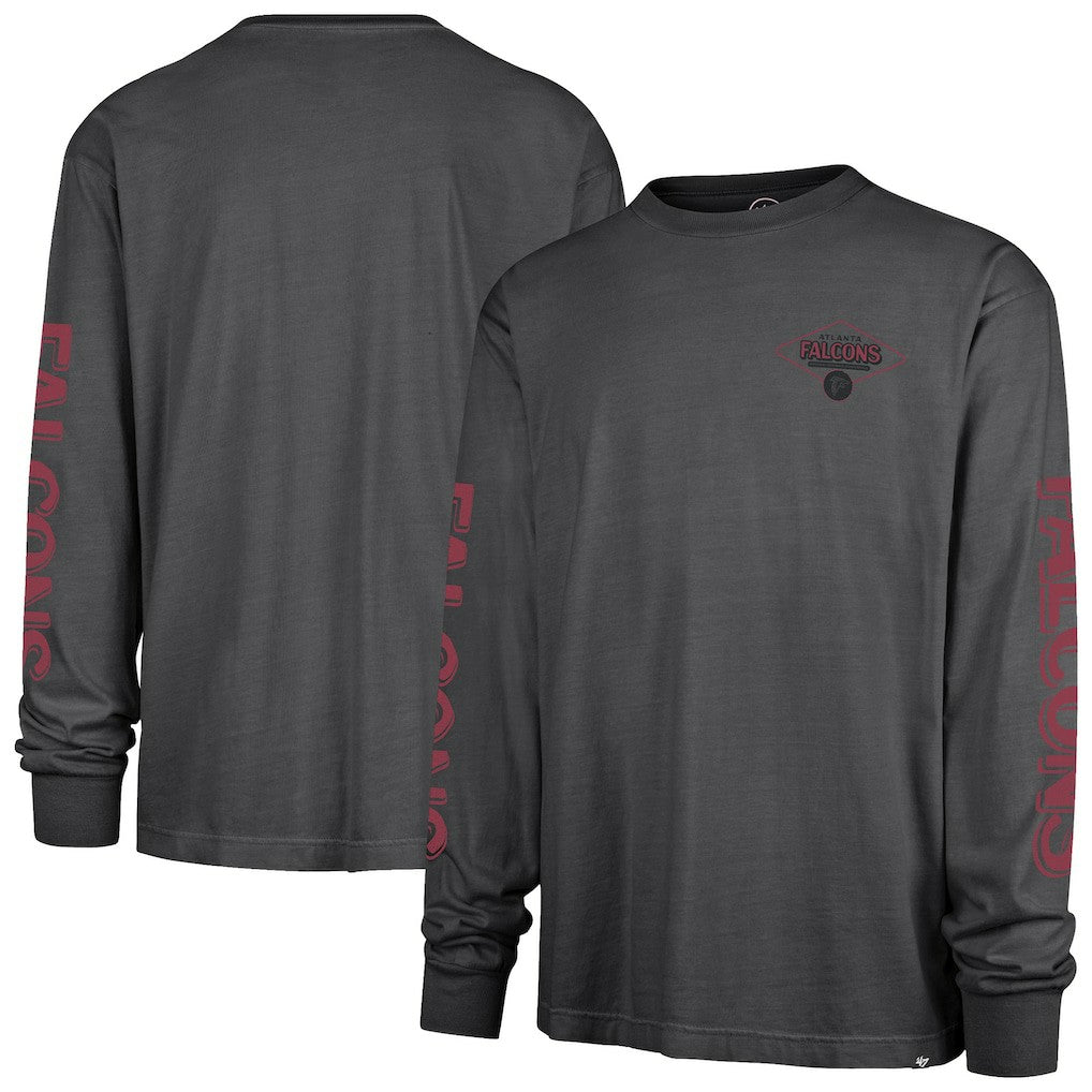 Atlanta Falcons '47 Cairn Ravine Foundation Long Sleeve T-Shirt - Black T-shirts