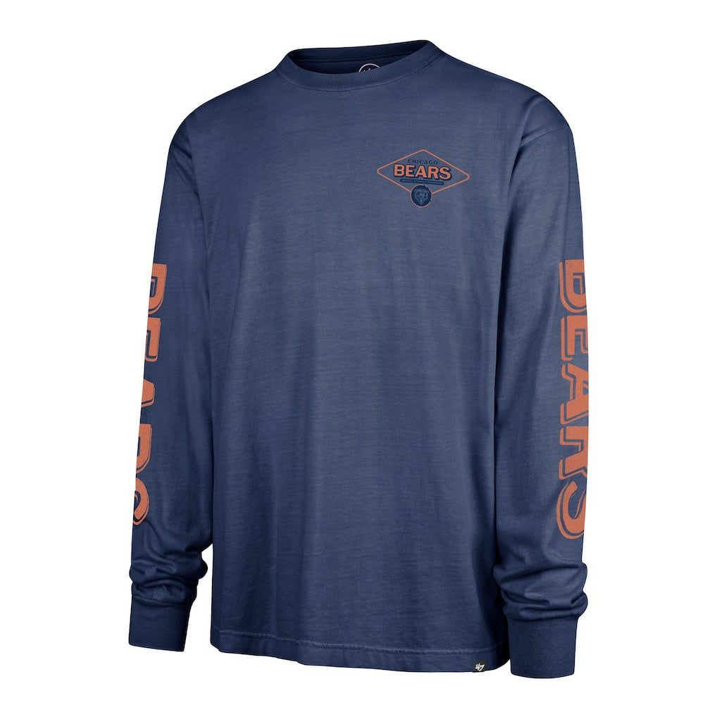 Chicago Bears '47 Cairn Ravine Foundation Long Sleeve T-Shirt - Navy T-shirts