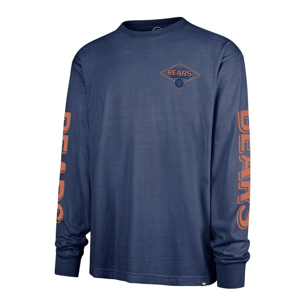 Chicago Bears '47 Cairn Ravine Foundation Long Sleeve T-Shirt - Navy T-shirts
