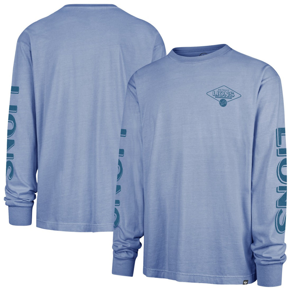 Detroit Lions '47 Cairn Ravine Foundation Long Sleeve T-Shirt - Blue T-shirts
