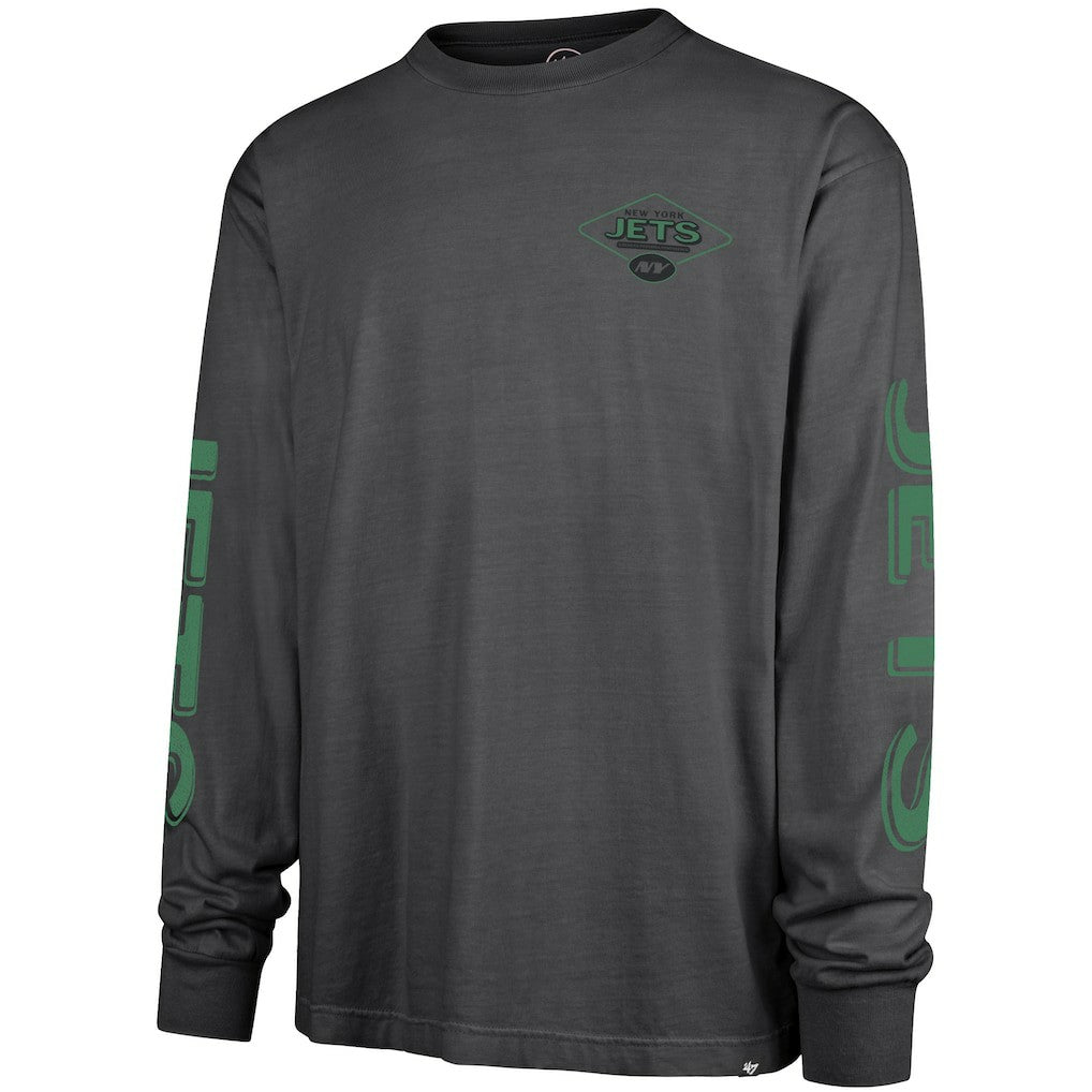 New York Jets '47 Cairn Ravine Foundation Long Sleeve T-Shirt - Charcoal T-shirts