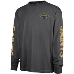 New Orleans Saints '47 Cairn Ravine Foundation Long Sleeve T-Shirt - Black T-shirts