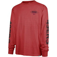 San Francisco 49ers '47 Cairn Ravine Foundation Long Sleeve T-Shirt - Scarlet T-shirts