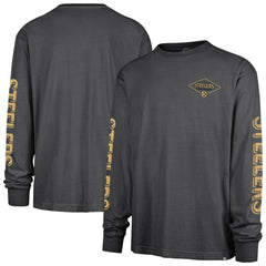 Pittsburgh Steelers '47 Cairn Ravine Foundation Long Sleeve T-Shirt - Black T-shirts