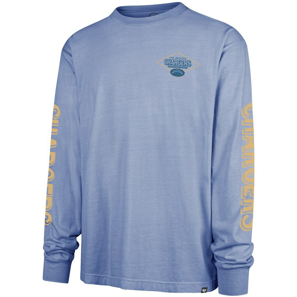 Los Angeles Chargers '47 Cairn Ravine Foundation Long Sleeve T-Shirt - Powder Blue T-shirts
