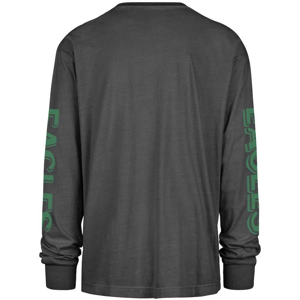 Philadelphia Eagles '47 Cairn Ravine Foundation Throwback Long Sleeve T-Shirt - Black T-shirts