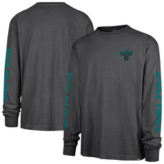 Miami Dolphins '47 Cairn Ravine Foundation Throwback Long Sleeve T-Shirt - Black T-shirts