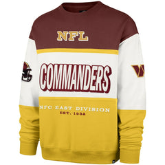 Washington Commanders '47 Breeze Maximalist Sweatshirt - Burgundy/Gold Sweatshirts
