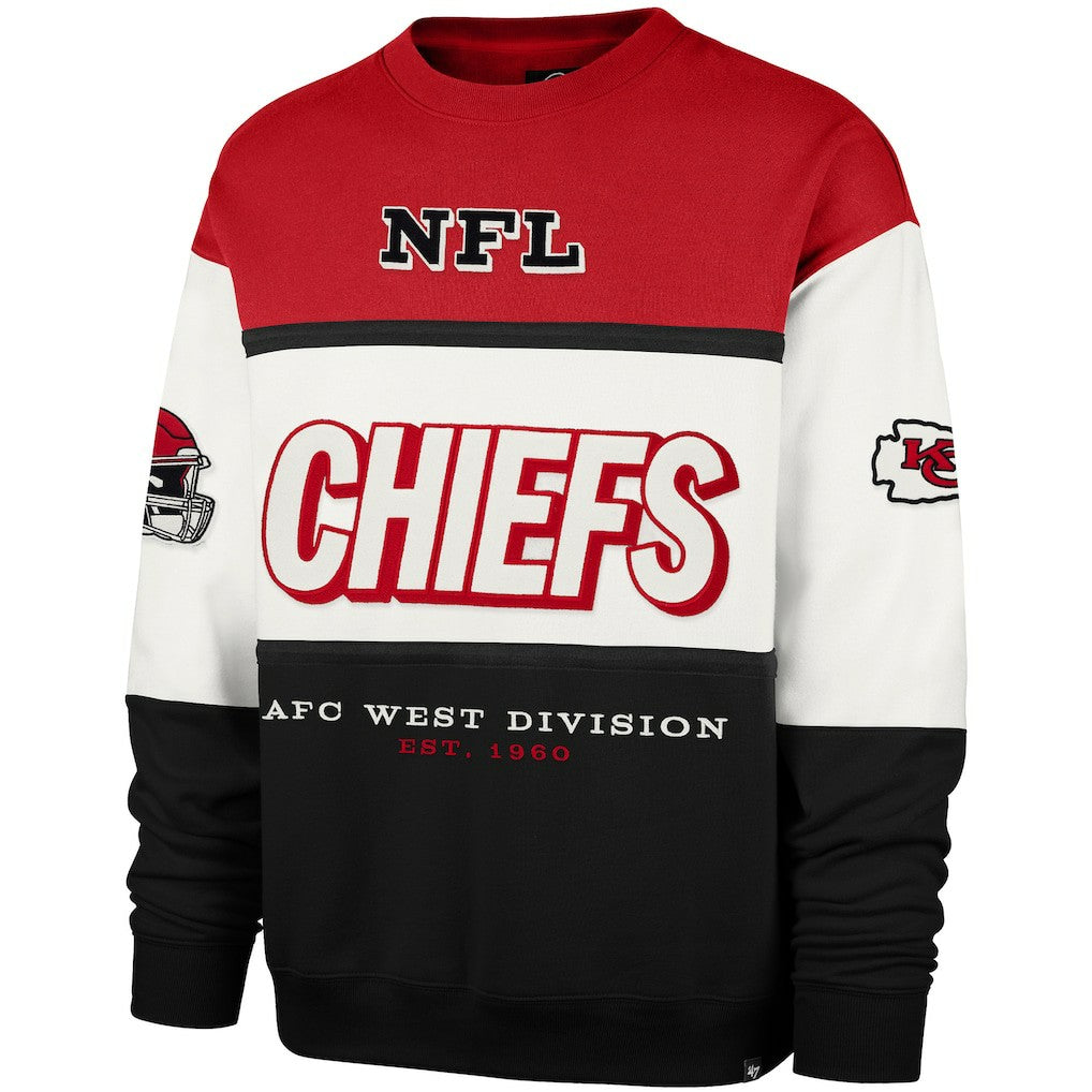 Kansas City Chiefs '47 Breeze Maximalist Sweatshirt - Red/Black Sweatshirts