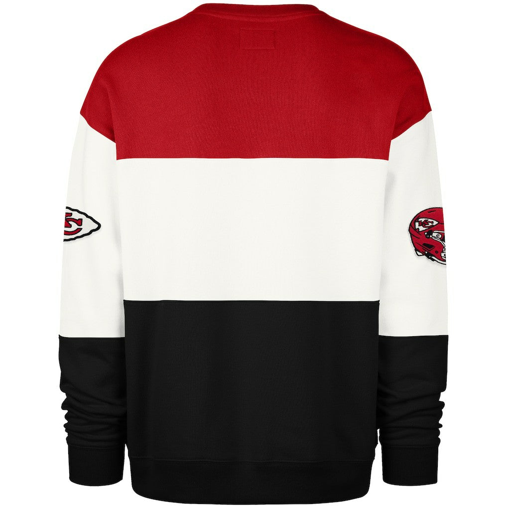 Kansas City Chiefs '47 Breeze Maximalist Sweatshirt - Red/Black Sweatshirts