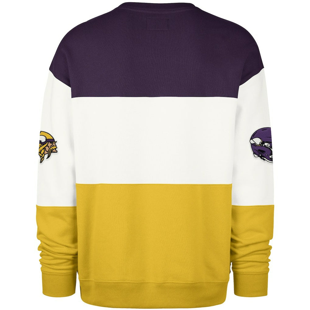 Minnesota Vikings '47 Breeze Maximalist Sweatshirt - Purple/Gold Sweatshirts