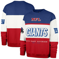 New York Giants '47 Breeze Maximalist Sweatshirt - Royal/Red Sweatshirts