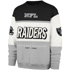 Las Vegas Raiders '47 Breeze Maximalist Sweatshirt - Black/Gray Sweatshirts