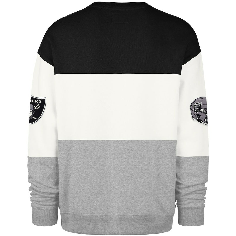 Las Vegas Raiders '47 Breeze Maximalist Sweatshirt - Black/Gray Sweatshirts