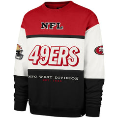 San Francisco 49ers '47 Breeze Maximalist Sweatshirt - Scarlet/Black Sweatshirts