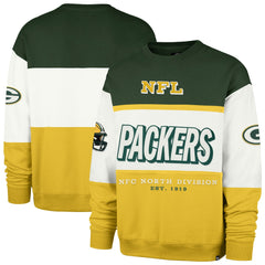 Green Bay Packers '47 Breeze Maximalist Sweatshirt - Green/Gold Sweatshirts