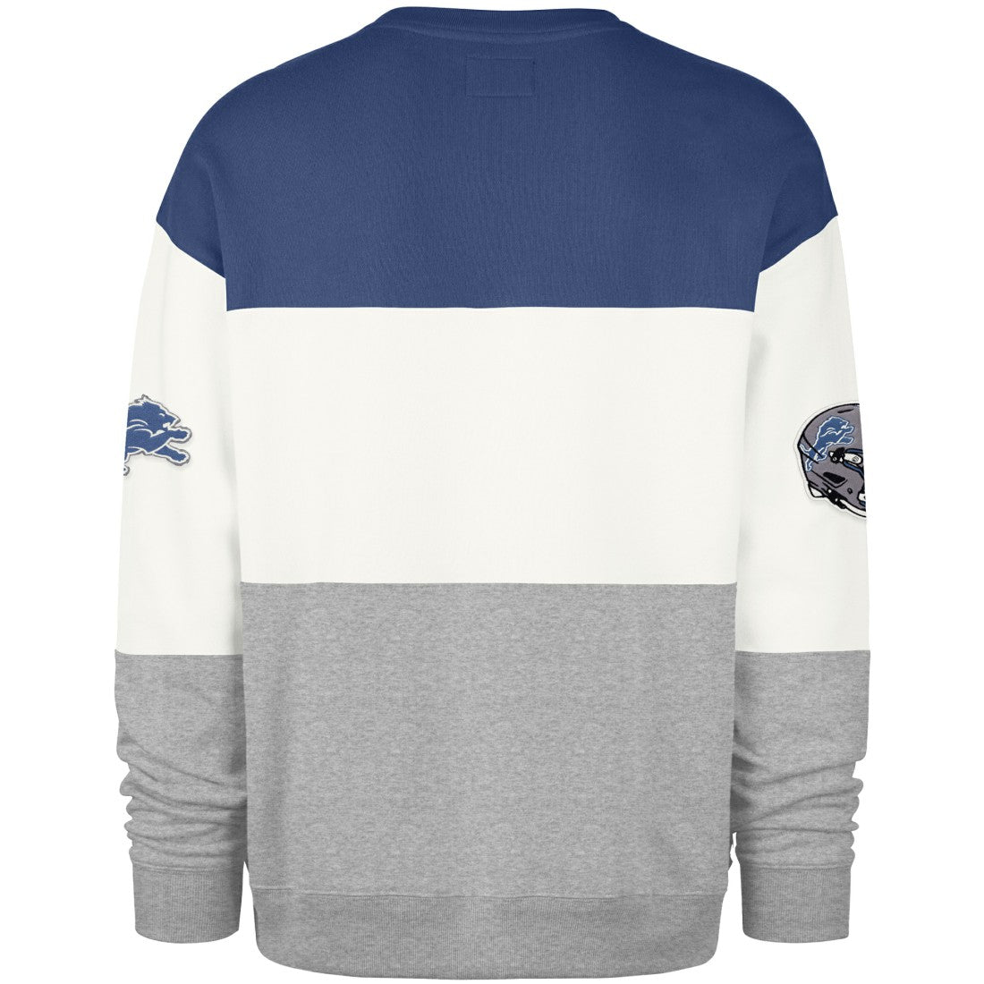 Detroit Lions '47 Breeze Maximalist Sweatshirt - Blue/Gray Sweatshirts