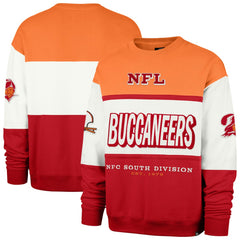 Tampa Bay Buccaneers '47 Throwback Breeze Maximalist Sweatshirt - Orange/Red Sweatshirts
