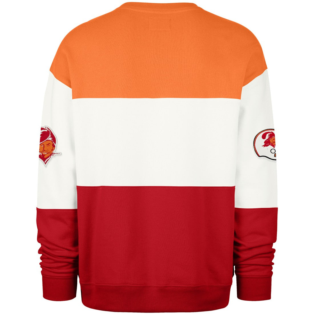 Tampa Bay Buccaneers '47 Throwback Breeze Maximalist Sweatshirt - Orange/Red Sweatshirts