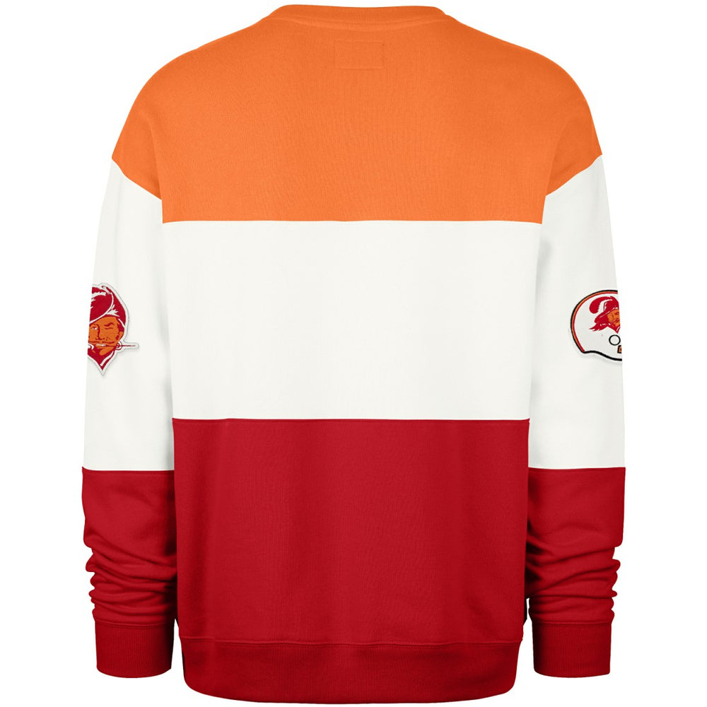 Tampa Bay Buccaneers '47 Throwback Breeze Maximalist Sweatshirt - Orange/Red Sweatshirts