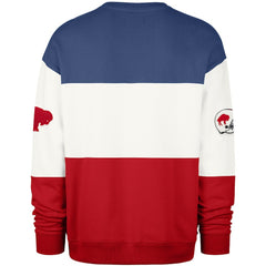Buffalo Bills '47 Throwback Breeze Maximalist Sweatshirt - Royal/Red Sweatshirts