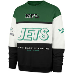 New York Jets '47 Throwback Breeze Maximalist Sweatshirt - Kelly Green/Black Sweatshirts
