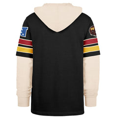 Washington Commanders '47 Split Zone Cornerback Duo Hoodie - Black Hoodies