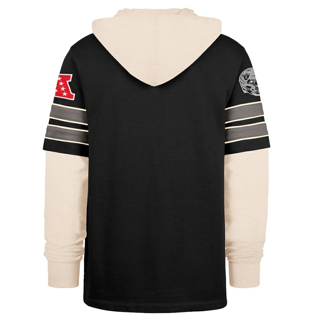 Las Vegas Raiders '47 Split Zone Cornerback Duo Hoodie - Black Hoodies