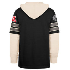 Las Vegas Raiders '47 Split Zone Cornerback Duo Hoodie - Black Hoodies