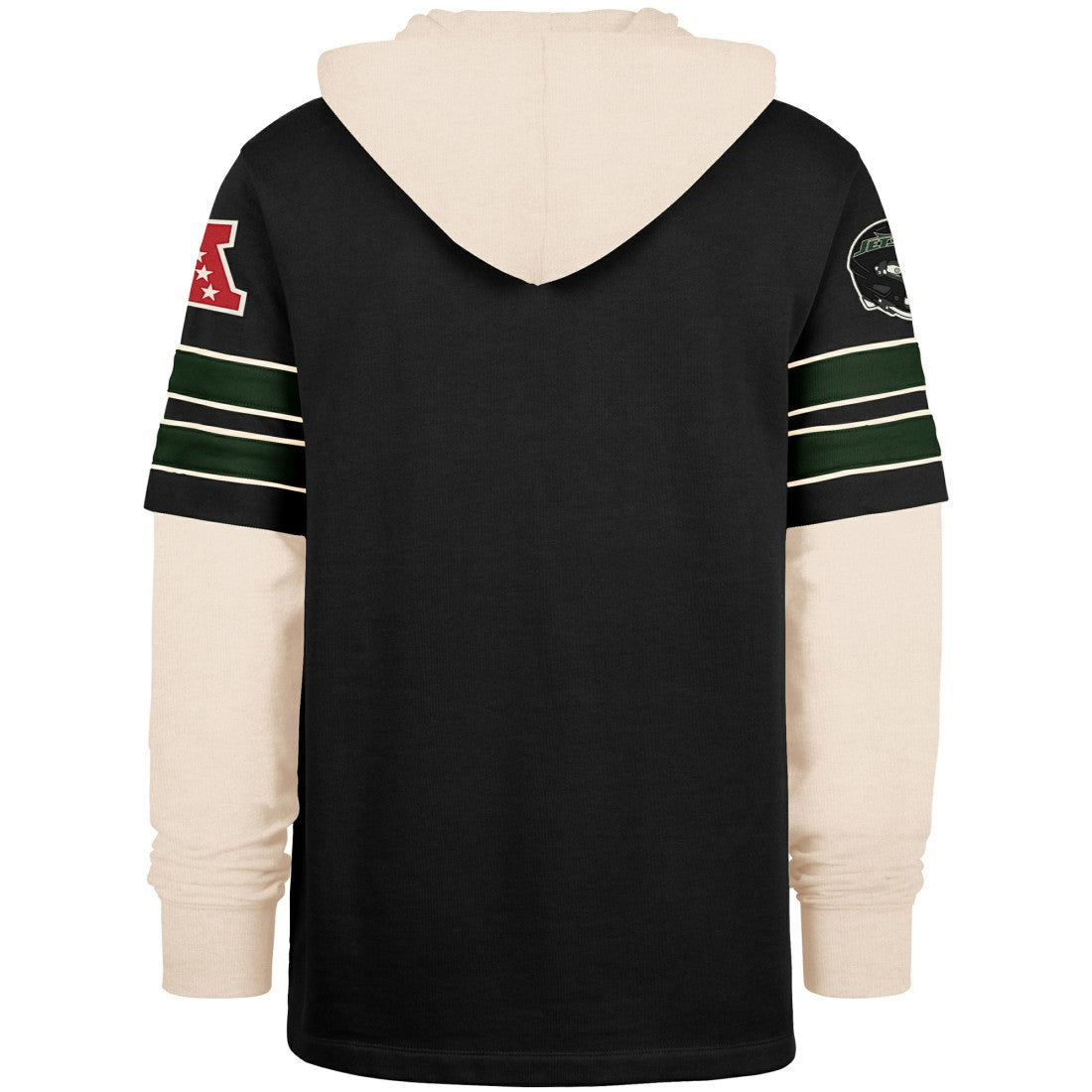 New York Jets '47 Split Zone Cornerback Duo Hoodie - Black Hoodies