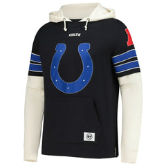 Indianapolis Colts '47 Split Zone Cornerback Duo Hoodie - Black Hoodies