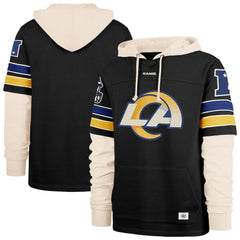 Los Angeles Rams '47 Split Zone Cornerback Duo Hoodie - Black Hoodies