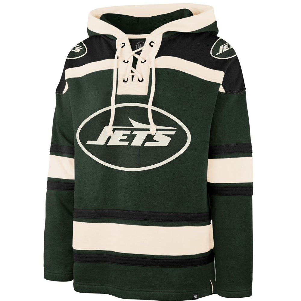 New York Jets '47 Men's Superior Lacer Hoodie - Dark Green Hoodies