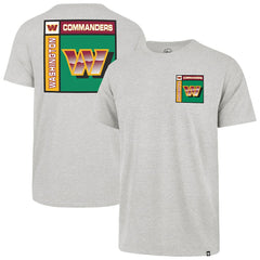 Washington Commanders '47 Chrome Plate Franklin T-Shirt - Gray T-shirts