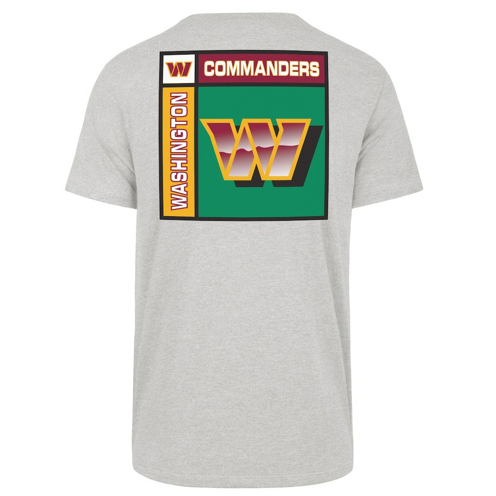 Washington Commanders '47 Chrome Plate Franklin T-Shirt - Gray T-shirts