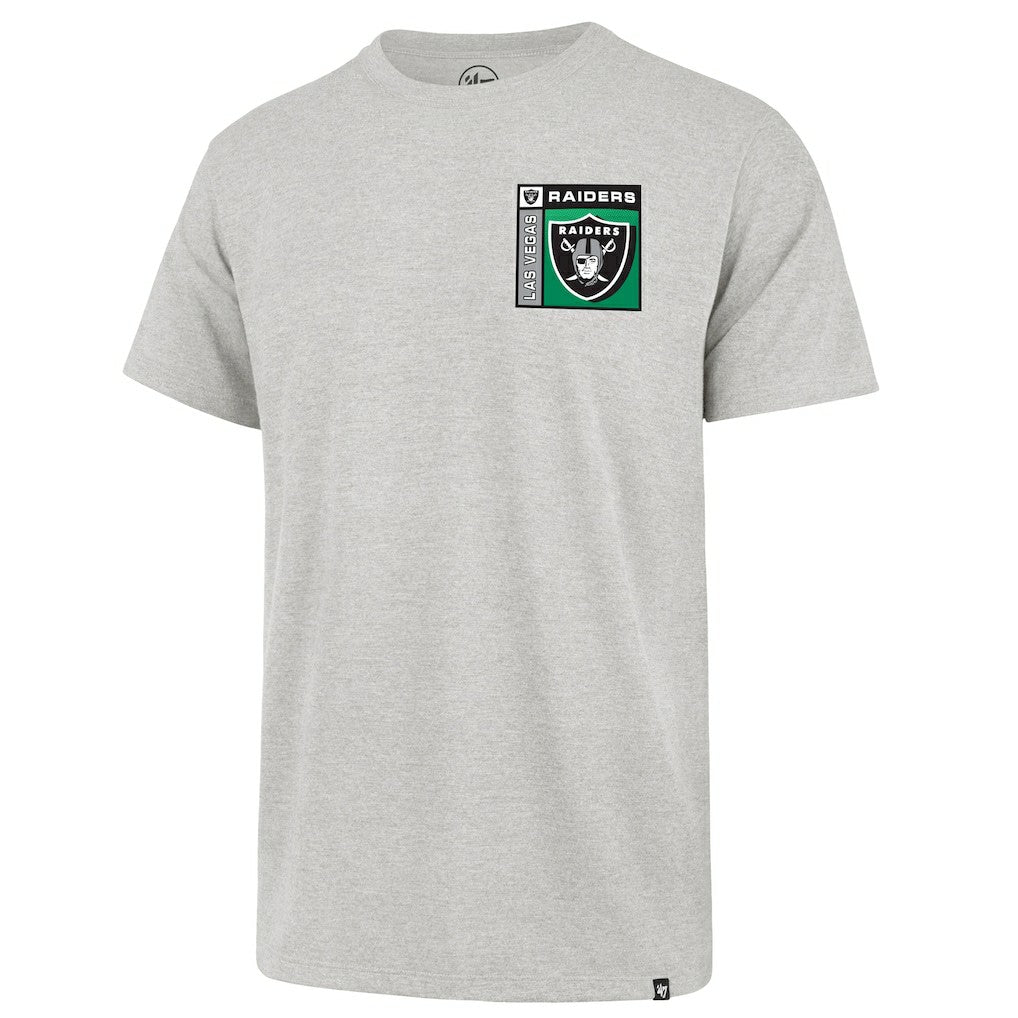 Las Vegas Raiders '47 Chrome Plate Franklin T-Shirt - Gray T-shirts