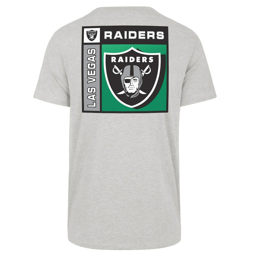 Las Vegas Raiders '47 Chrome Plate Franklin T-Shirt - Gray T-shirts