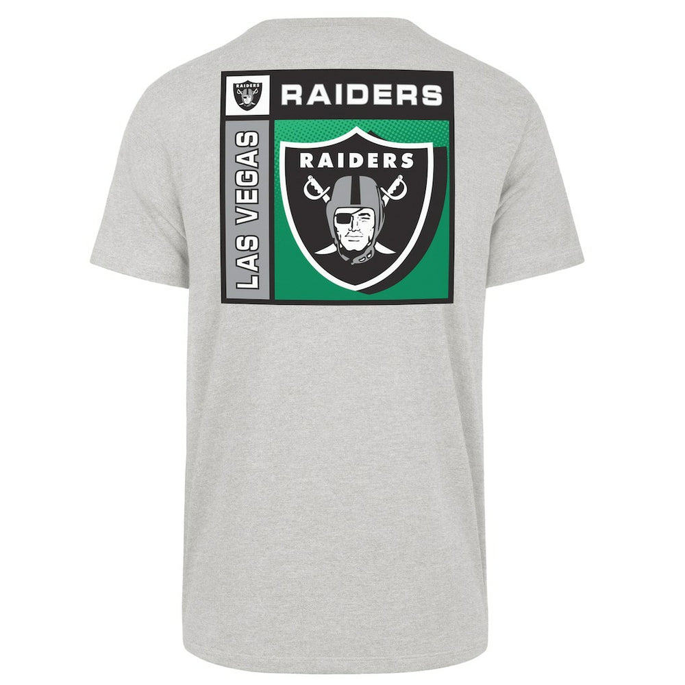 Las Vegas Raiders '47 Chrome Plate Franklin T-Shirt - Gray T-shirts