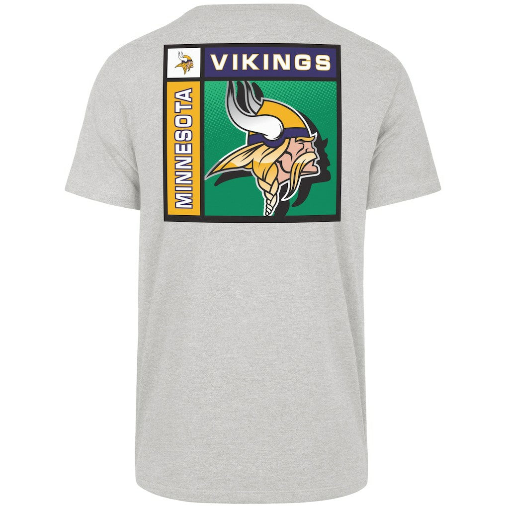 Minnesota Vikings '47 Chrome Plate Franklin T-Shirt - Gray T-shirts