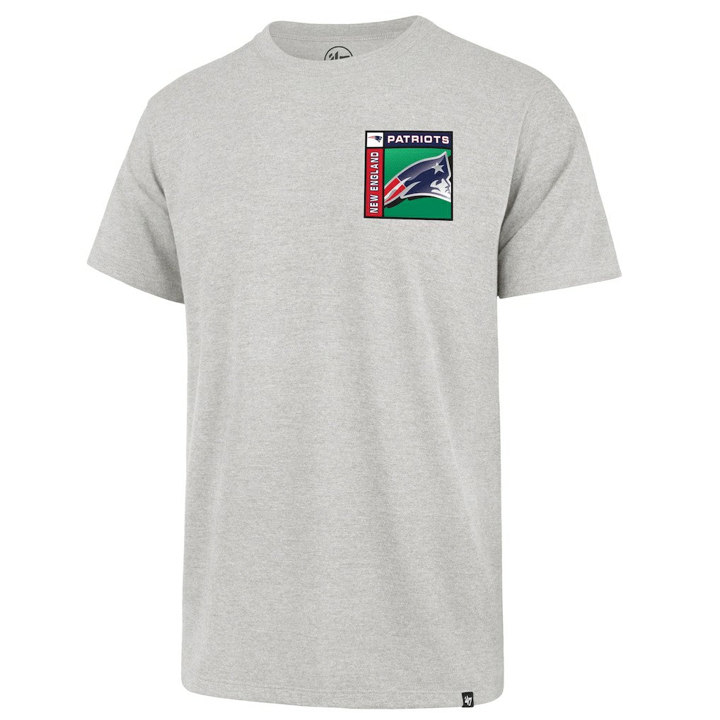 New England Patriots '47 Chrome Plate Franklin T-Shirt - Gray T-shirts