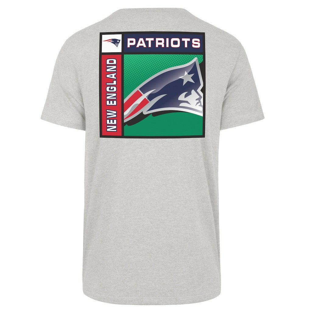 New England Patriots '47 Chrome Plate Franklin T-Shirt - Gray T-shirts