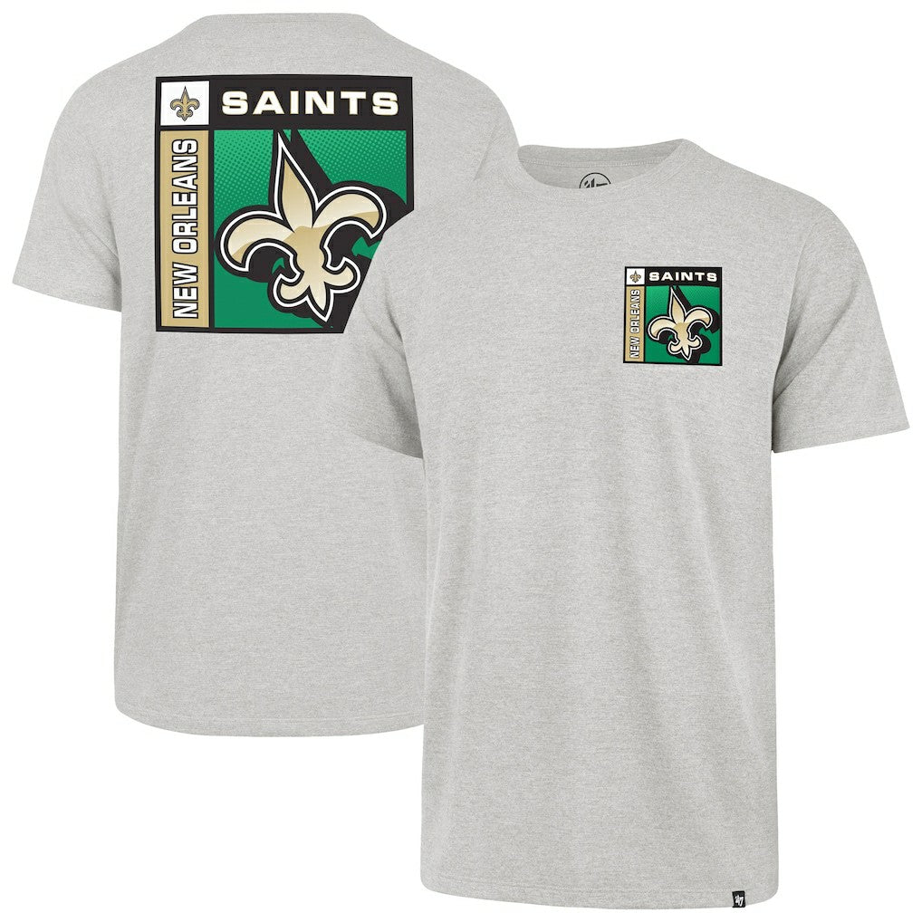 New Orleans Saints '47 Chrome Plate Franklin T-Shirt - Gray T-shirts