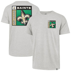 New Orleans Saints '47 Chrome Plate Franklin T-Shirt - Gray T-shirts